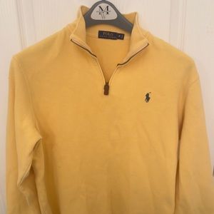 Ralph Lauren - Light Yellow 1/4 Zip Sweater